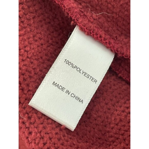 Comfort Code By Cuddl Duds Marshmallow Knit Crew Neck Top Size Small Maroon Cozy - Picture 5 of 6
